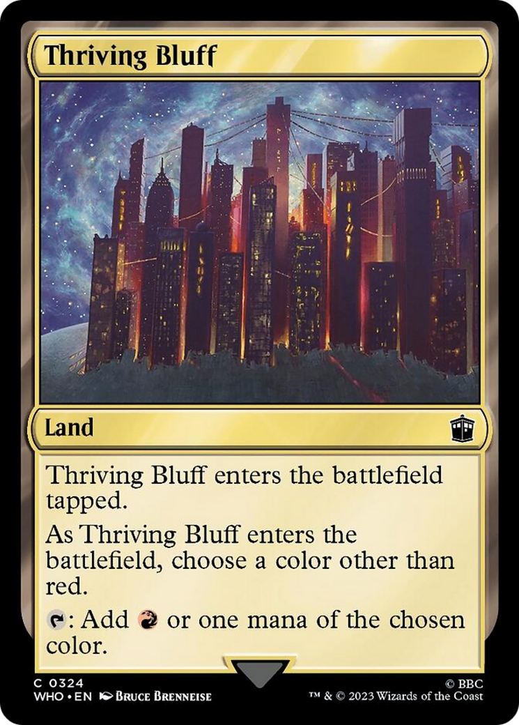 Thriving Bluff [Doctor Who] | Dragon's Lair Comics and Fantasy Houston TX