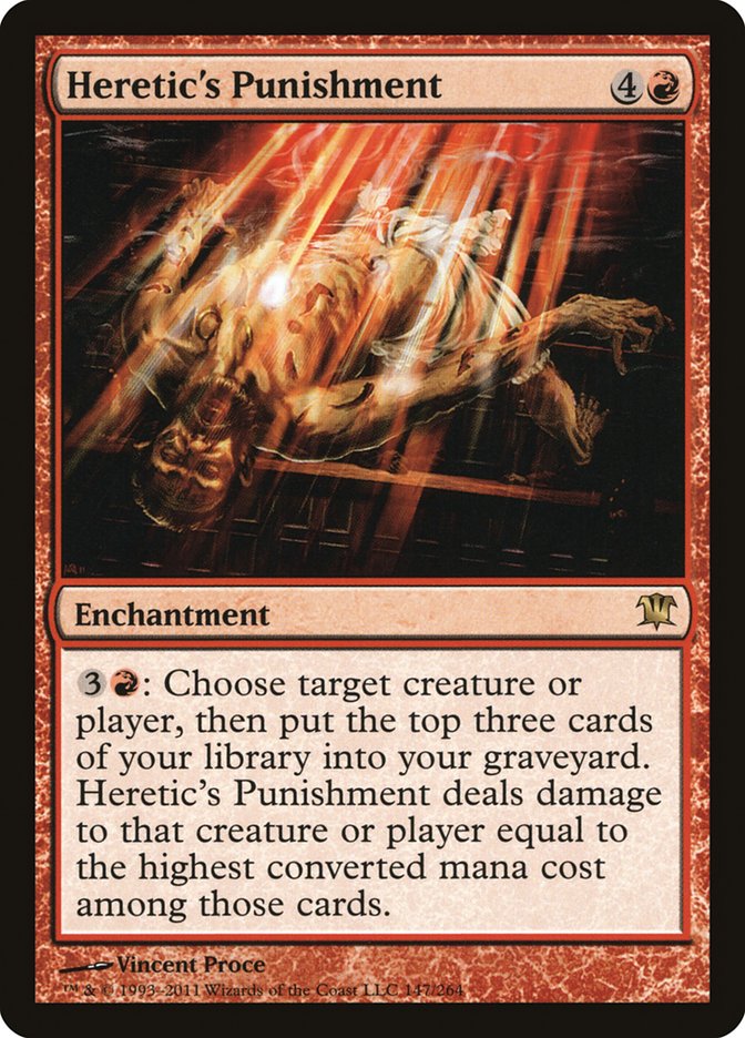 Heretic's Punishment [Innistrad] | Dragon's Lair Comics and Fantasy Houston TX
