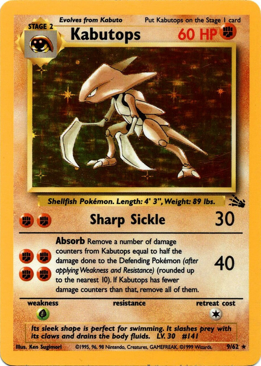 Kabutops (9/62) [Fossil Unlimited] | Dragon's Lair Comics and Fantasy Houston TX