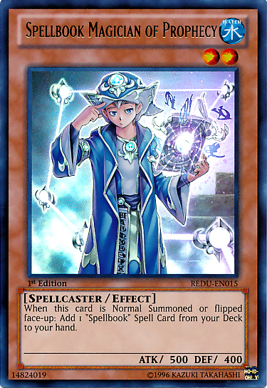 Spellbook Magician of Prophecy [REDU-EN015] Ultra Rare | Dragon's Lair Comics and Fantasy Houston TX