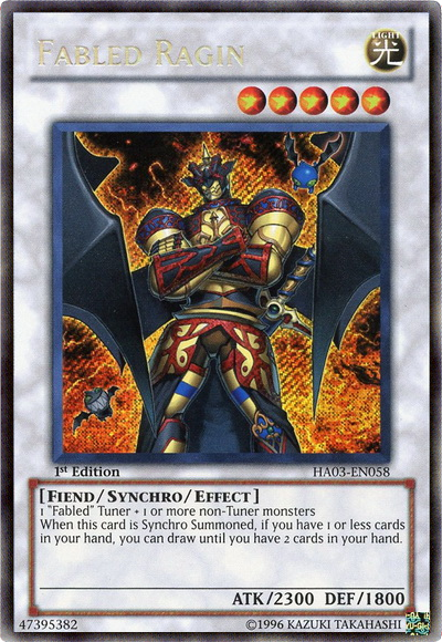 Fabled Ragin [HA03-EN058] Secret Rare | Dragon's Lair Comics and Fantasy Houston TX