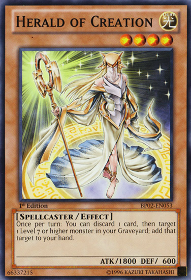 Herald of Creation [BP02-EN053] Mosaic Rare | Dragon's Lair Comics and Fantasy Houston TX