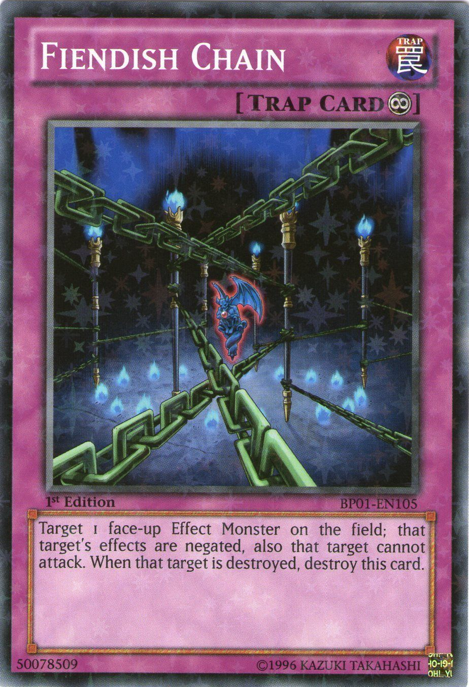 Fiendish Chain [BP01-EN105] Starfoil Rare | Dragon's Lair Comics and Fantasy Houston TX
