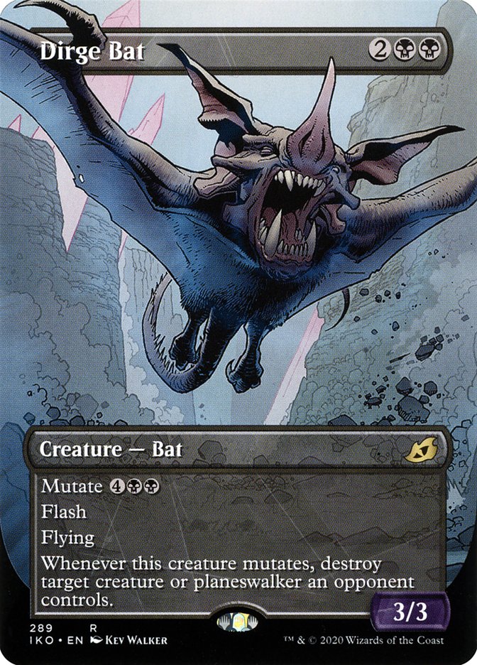 Dirge Bat (Showcase) [Ikoria: Lair of Behemoths] | Dragon's Lair Comics and Fantasy Houston TX