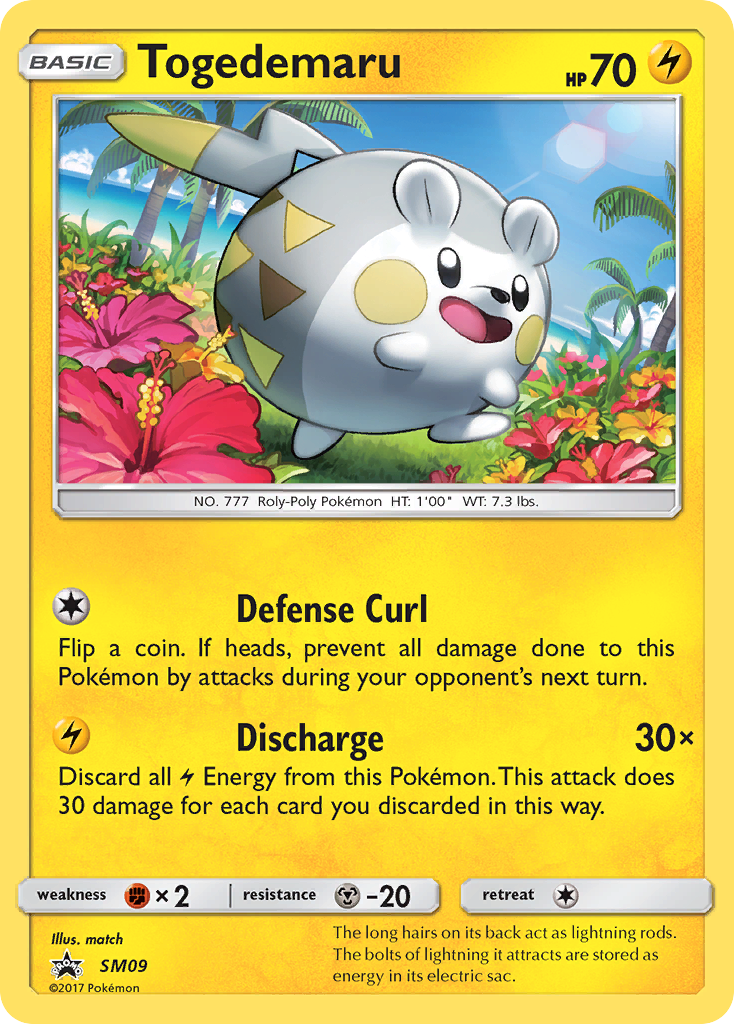 Togedemaru (SM09) [Sun & Moon: Black Star Promos] | Dragon's Lair Comics and Fantasy Houston TX