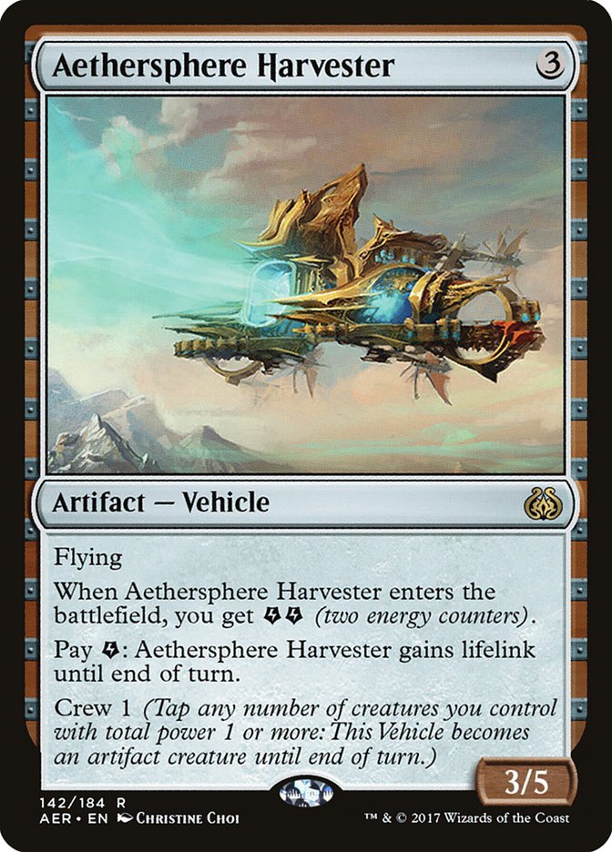 Aethersphere Harvester [Aether Revolt] | Dragon's Lair Comics and Fantasy Houston TX