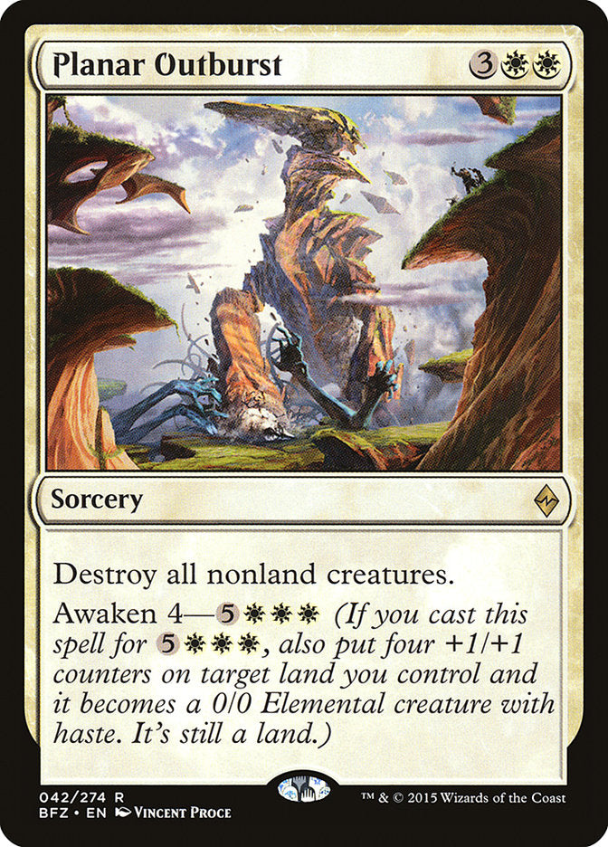 Planar Outburst [Battle for Zendikar] | Dragon's Lair Comics and Fantasy Houston TX