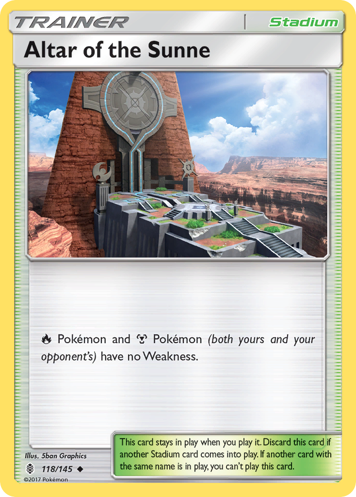 Altar of the Sunne (118/145) [Sun & Moon: Guardians Rising] | Dragon's Lair Comics and Fantasy Houston TX