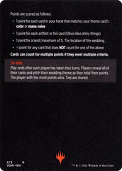 Vampire Wedding Planner (Magic Minigame) [Innistrad: Crimson Vow Minigame] | Dragon's Lair Comics and Fantasy Houston TX