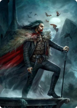 Dracula, Blood Immortal Art Card [Innistrad: Crimson Vow Art Series] | Dragon's Lair Comics and Fantasy Houston TX