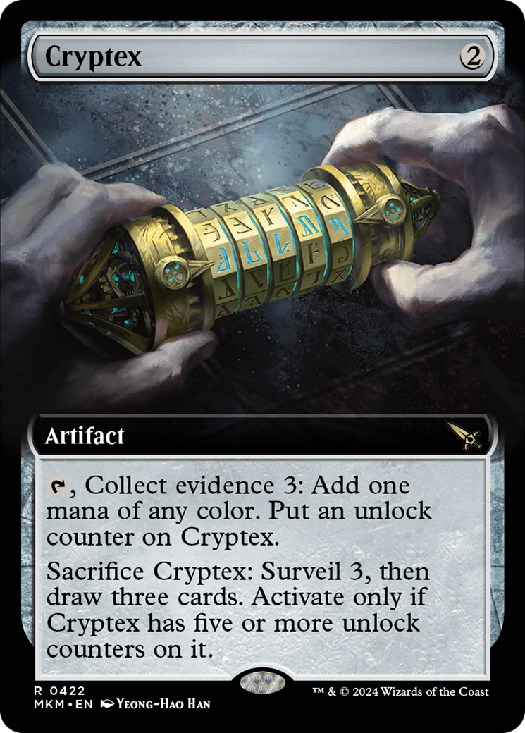 Cryptex (Extended Art) [Murders at Karlov Manor] | Dragon's Lair Comics and Fantasy Houston TX