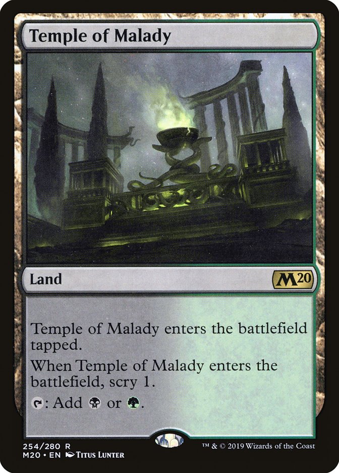 Temple of Malady [Core Set 2020] | Dragon's Lair Comics and Fantasy Houston TX