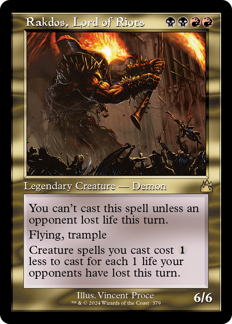 Rakdos, Lord of Riots (Retro Frame) [Ravnica Remastered] | Dragon's Lair Comics and Fantasy Houston TX