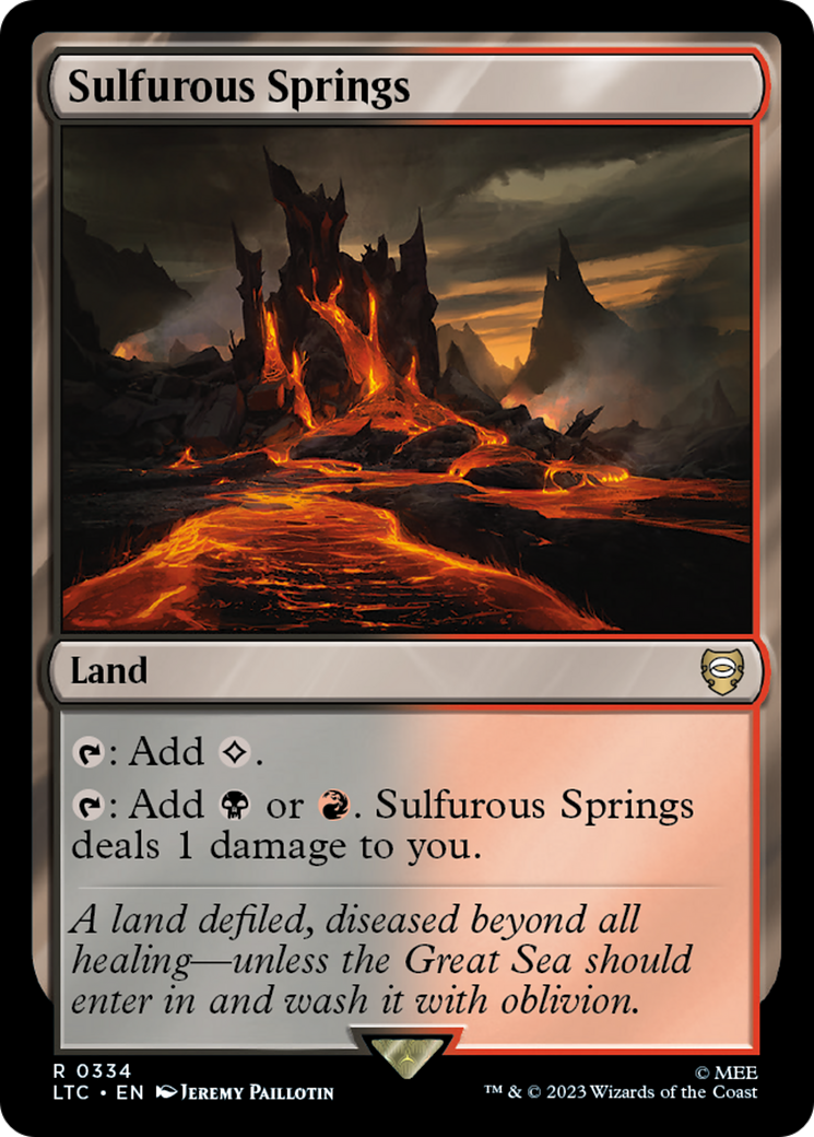 Sulfurous Springs [The Lord of the Rings: Tales of Middle-Earth Commander] | Dragon's Lair Comics and Fantasy Houston TX