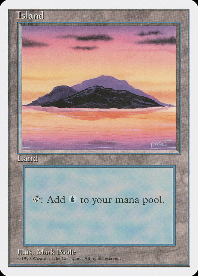 Island (Sunset / Signature on Right) [Fourth Edition] | Dragon's Lair Comics and Fantasy Houston TX