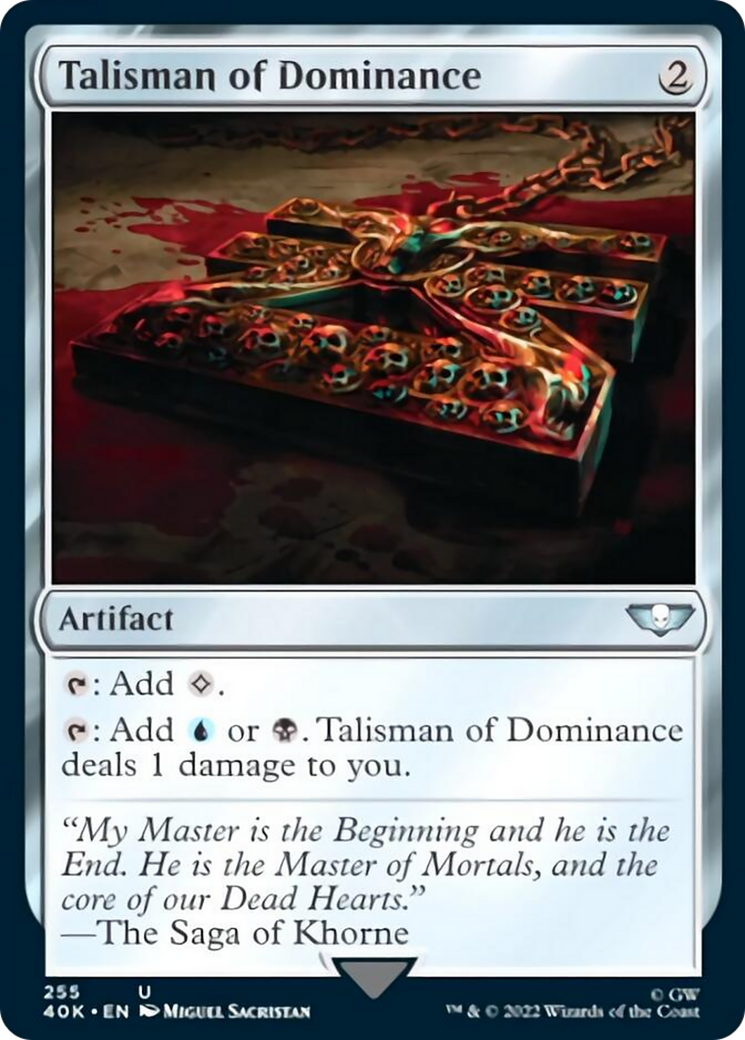 Talisman of Dominance (255) (Surge Foil) [Warhammer 40,000] | Dragon's Lair Comics and Fantasy Houston TX