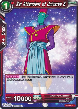 Kai Attendant of Universe 6 (BT1-023) [Galactic Battle] | Dragon's Lair Comics and Fantasy Houston TX