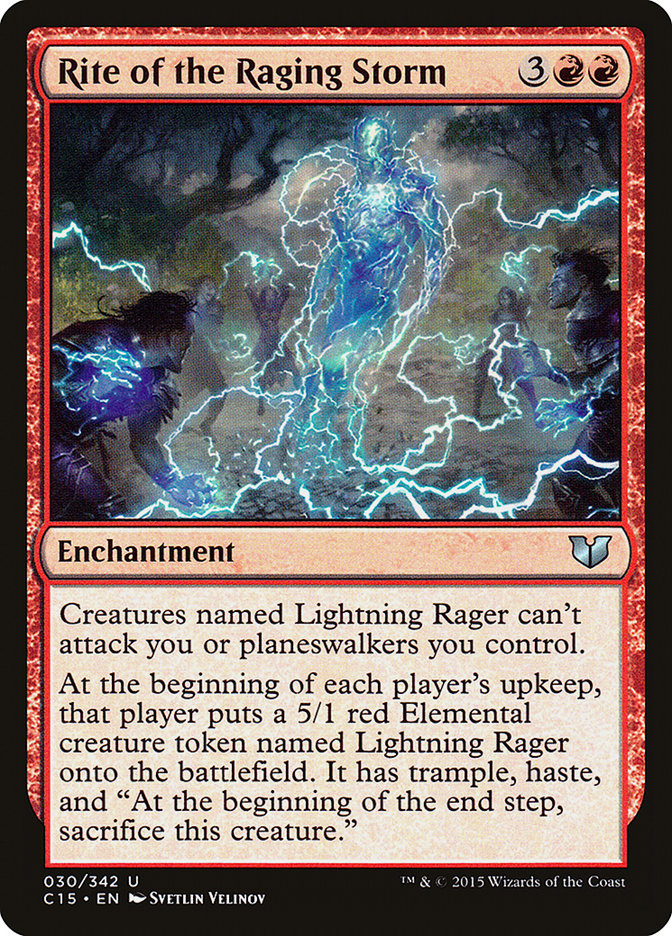 Rite of the Raging Storm [Commander 2015] | Dragon's Lair Comics and Fantasy Houston TX
