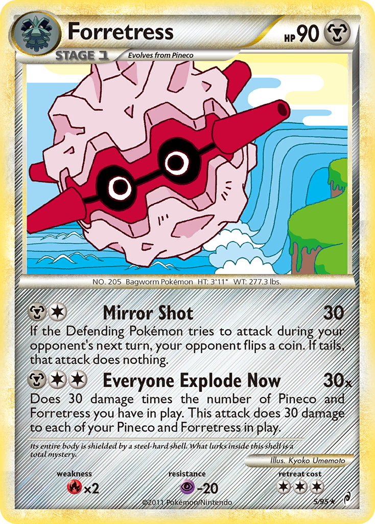 Forretress (5/95) [HeartGold & SoulSilver: Call of Legends] | Dragon's Lair Comics and Fantasy Houston TX