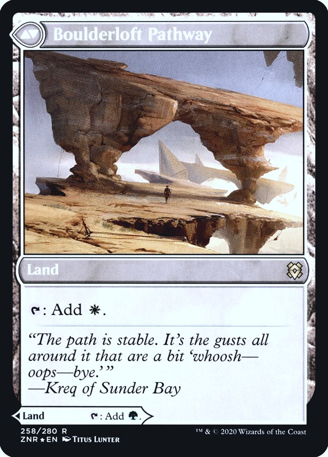 Branchloft Pathway // Boulderloft Pathway [Zendikar Rising Prerelease Promos] | Dragon's Lair Comics and Fantasy Houston TX