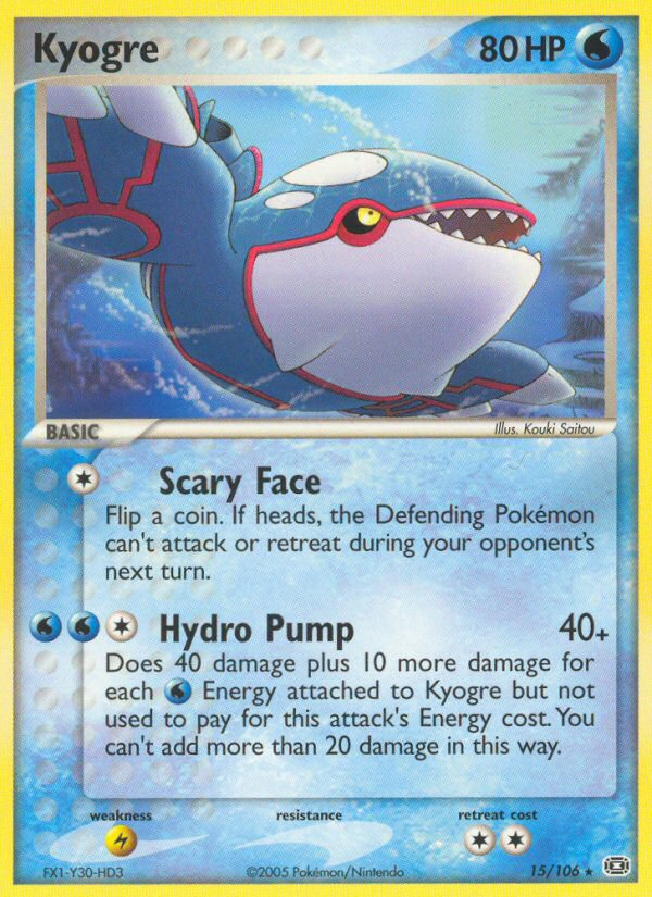 Kyogre (15/106) [EX: Emerald] | Dragon's Lair Comics and Fantasy Houston TX