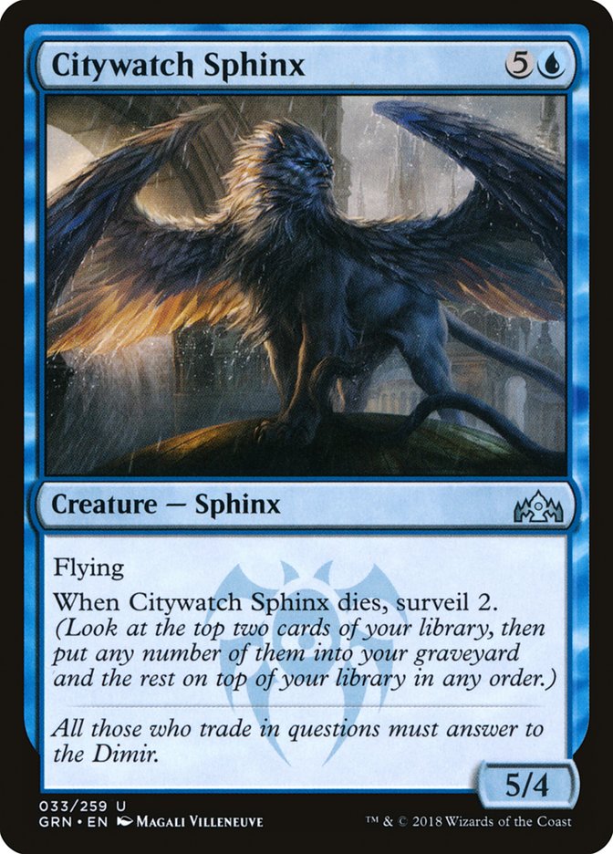 Citywatch Sphinx [Guilds of Ravnica] | Dragon's Lair Comics and Fantasy Houston TX