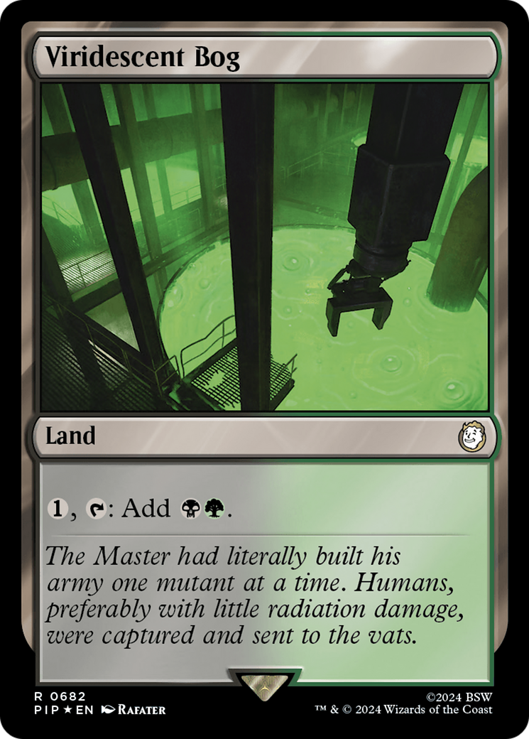 Viridescent Bog (Surge Foil) [Fallout] | Dragon's Lair Comics and Fantasy Houston TX