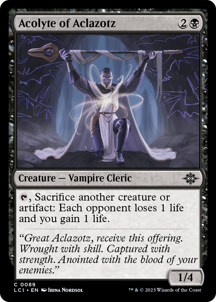 Acolyte of Aclazotz [The Lost Caverns of Ixalan] | Dragon's Lair Comics and Fantasy Houston TX