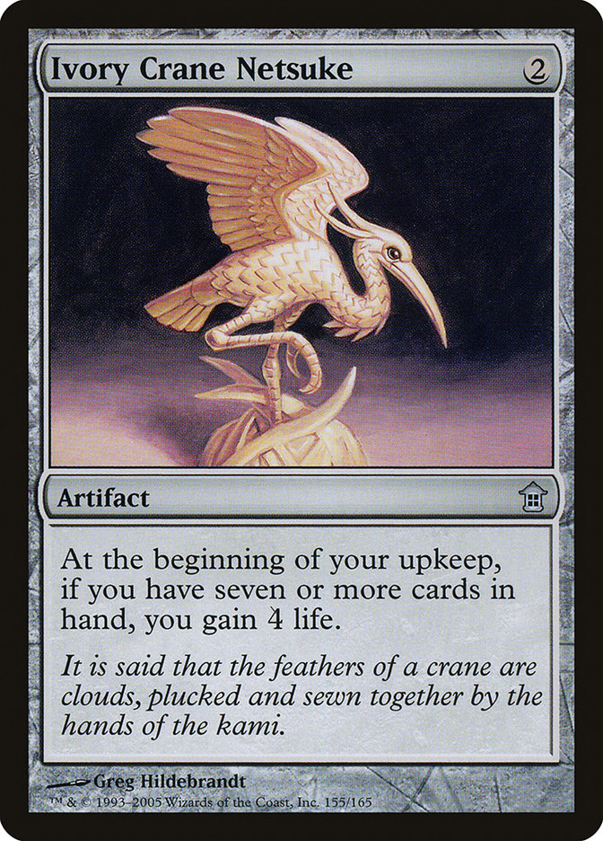 Ivory Crane Netsuke [Saviors of Kamigawa] | Dragon's Lair Comics and Fantasy Houston TX