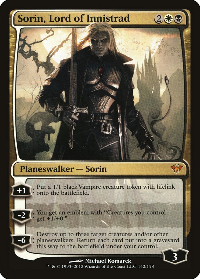 Sorin, Lord of Innistrad [Dark Ascension] | Dragon's Lair Comics and Fantasy Houston TX