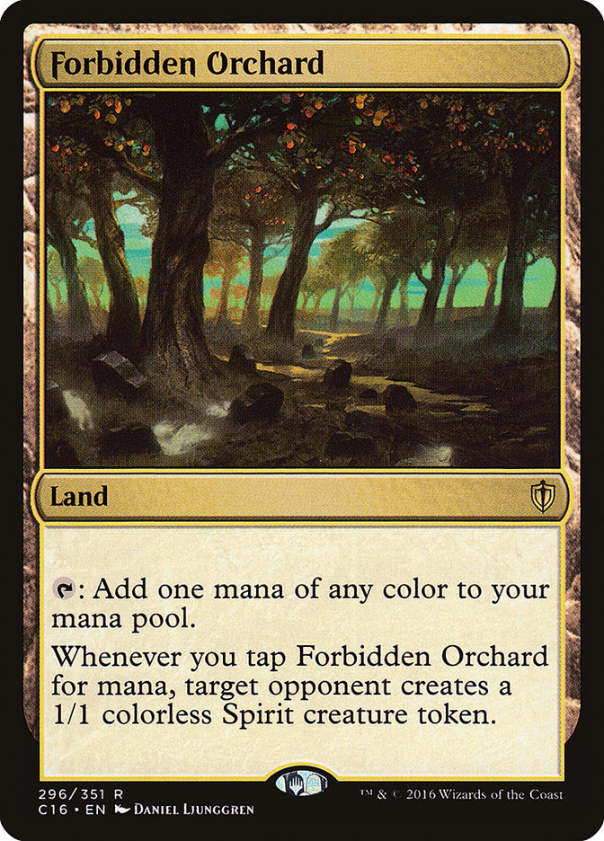 Forbidden Orchard [Commander 2016] | Dragon's Lair Comics and Fantasy Houston TX