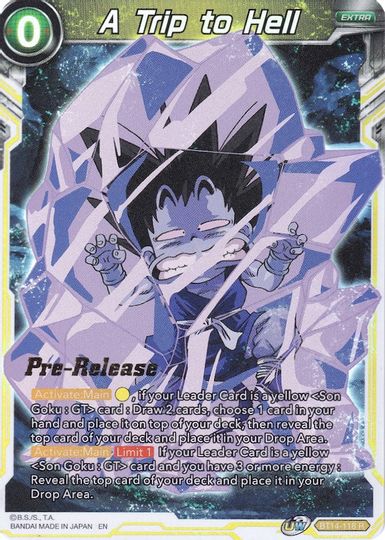 A Trip to Hell (BT14-118) [Cross Spirits Prerelease Promos] | Dragon's Lair Comics and Fantasy Houston TX