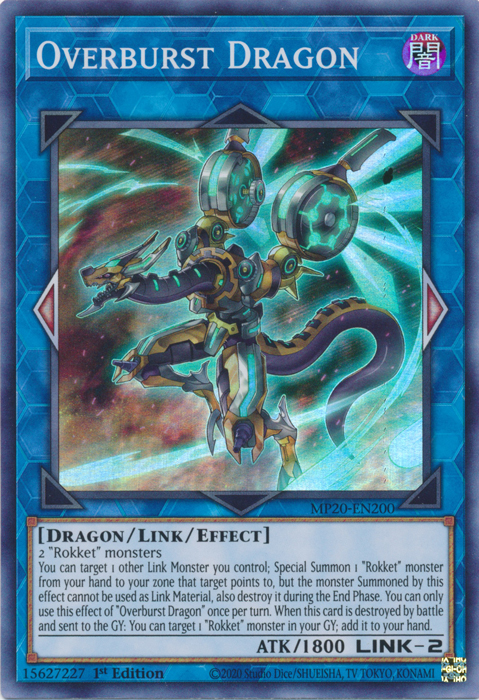 Overburst Dragon [MP20-EN200] Super Rare | Dragon's Lair Comics and Fantasy Houston TX