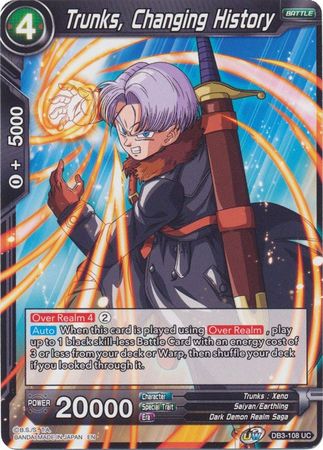 Trunks, Changing History (DB3-108) [Giant Force] | Dragon's Lair Comics and Fantasy Houston TX