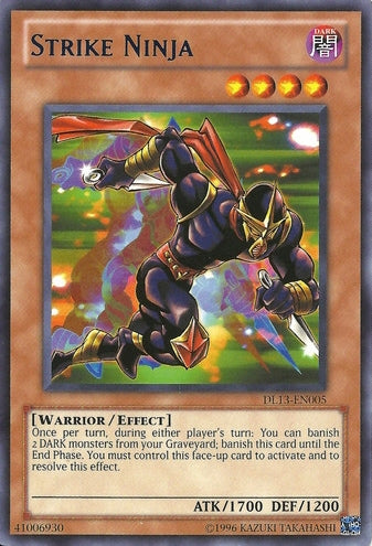 Strike Ninja (Blue) [DL13-EN005] Rare | Dragon's Lair Comics and Fantasy Houston TX