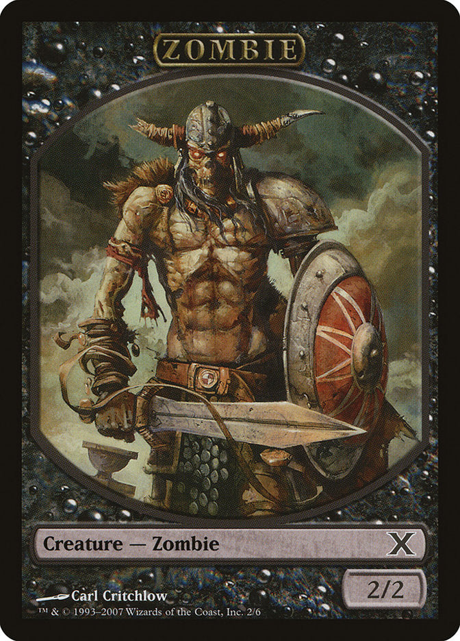 Zombie Token [Tenth Edition Tokens] | Dragon's Lair Comics and Fantasy Houston TX