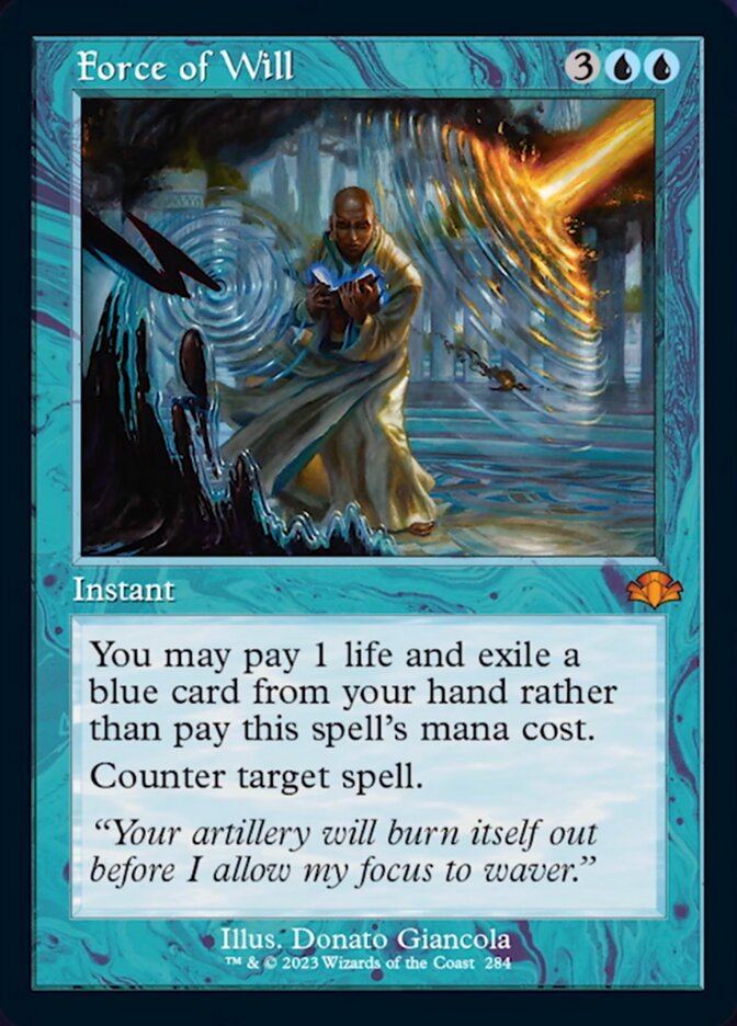 Force of Will (Retro) [Dominaria Remastered] | Dragon's Lair Comics and Fantasy Houston TX