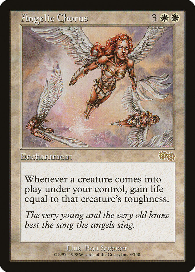 Angelic Chorus [Urza's Saga] | Dragon's Lair Comics and Fantasy Houston TX