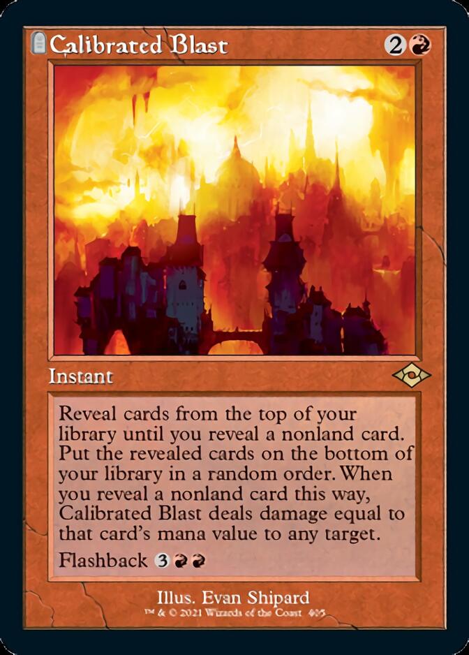 Calibrated Blast (Retro) [Modern Horizons 2] | Dragon's Lair Comics and Fantasy Houston TX