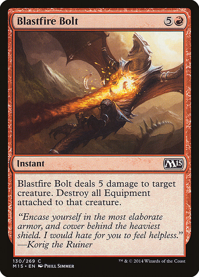 Blastfire Bolt [Magic 2015] | Dragon's Lair Comics and Fantasy Houston TX