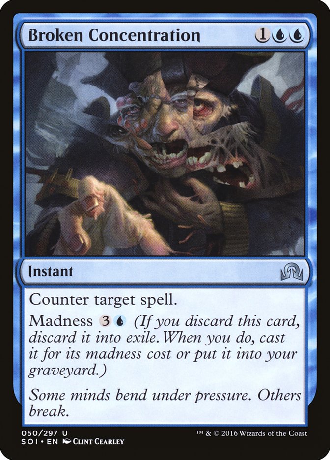 Broken Concentration [Shadows over Innistrad] | Dragon's Lair Comics and Fantasy Houston TX