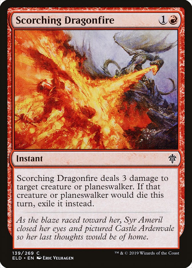 Scorching Dragonfire [Throne of Eldraine] | Dragon's Lair Comics and Fantasy Houston TX