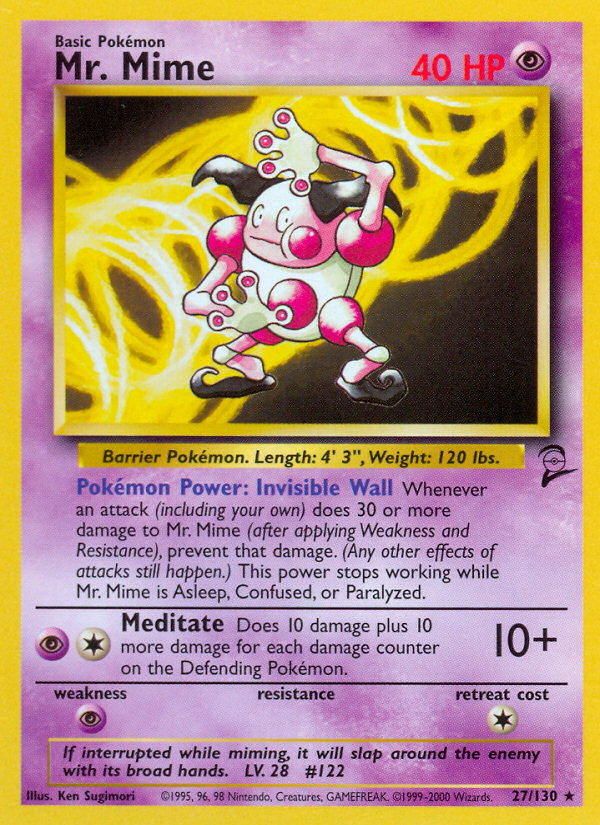 Mr. Mime (27/130) [Base Set 2] | Dragon's Lair Comics and Fantasy Houston TX
