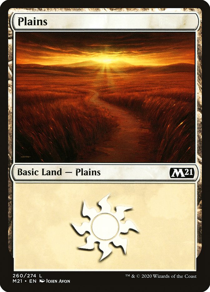 Plains (260) [Core Set 2021] | Dragon's Lair Comics and Fantasy Houston TX