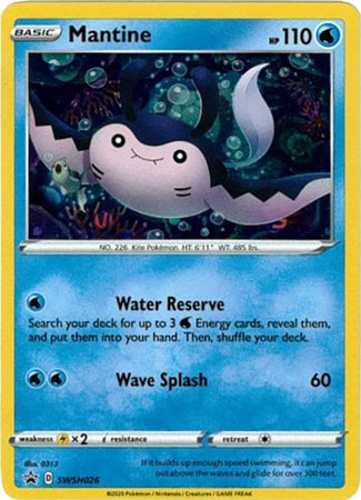 Mantine (SWSH026) [Sword & Shield: Black Star Promos] | Dragon's Lair Comics and Fantasy Houston TX