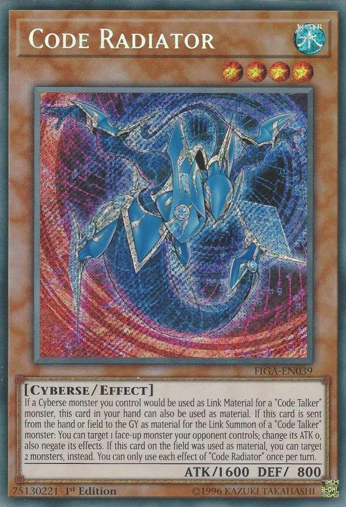 Code Radiator [FIGA-EN039] Secret Rare | Dragon's Lair Comics and Fantasy Houston TX