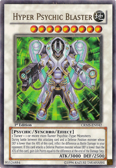 Hyper Psychic Blaster [CRMS-EN042] Ultra Rare | Dragon's Lair Comics and Fantasy Houston TX