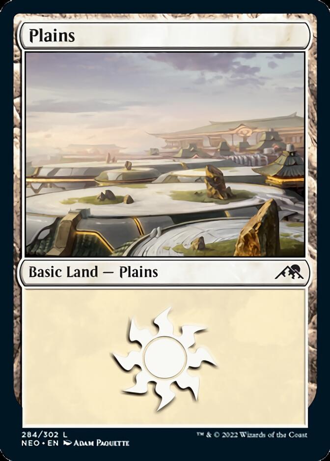 Plains (284) [Kamigawa: Neon Dynasty] | Dragon's Lair Comics and Fantasy Houston TX