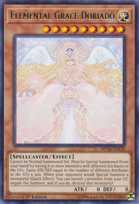 Elemental Grace Doriado [MP18-EN128] Rare | Dragon's Lair Comics and Fantasy Houston TX