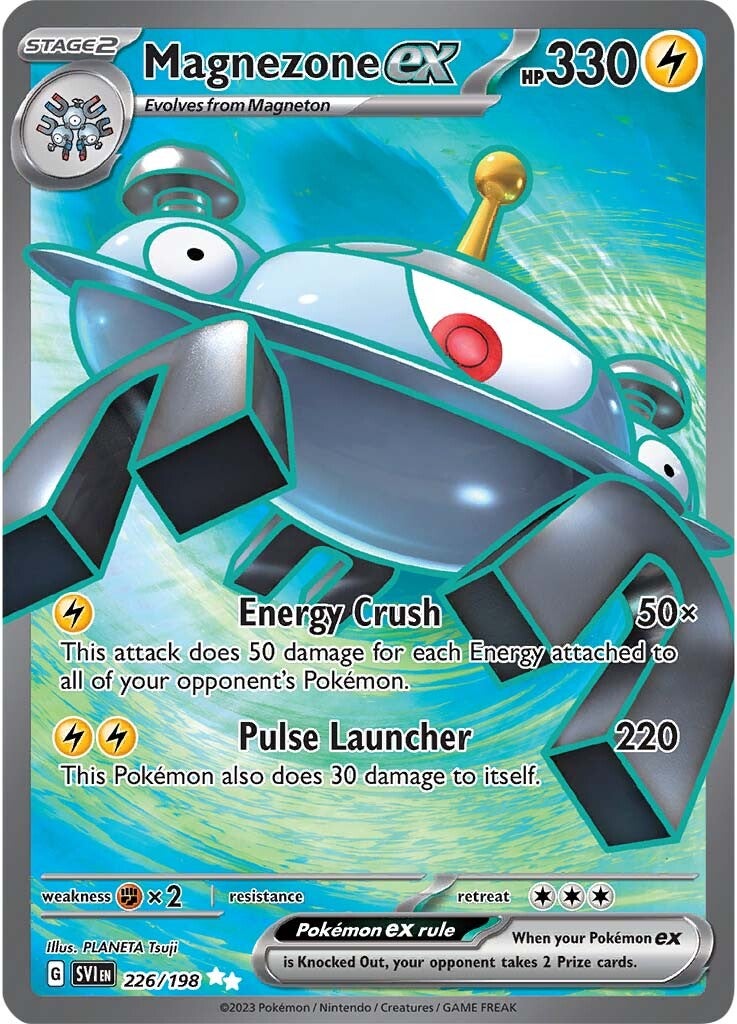 Magnezone ex (226/198) [Scarlet & Violet: Base Set] | Dragon's Lair Comics and Fantasy Houston TX